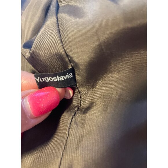 Vintage Giorgio Brown Wool Tweed Men’s Blazer Jacket Sz 42L - Picture 11 of 12